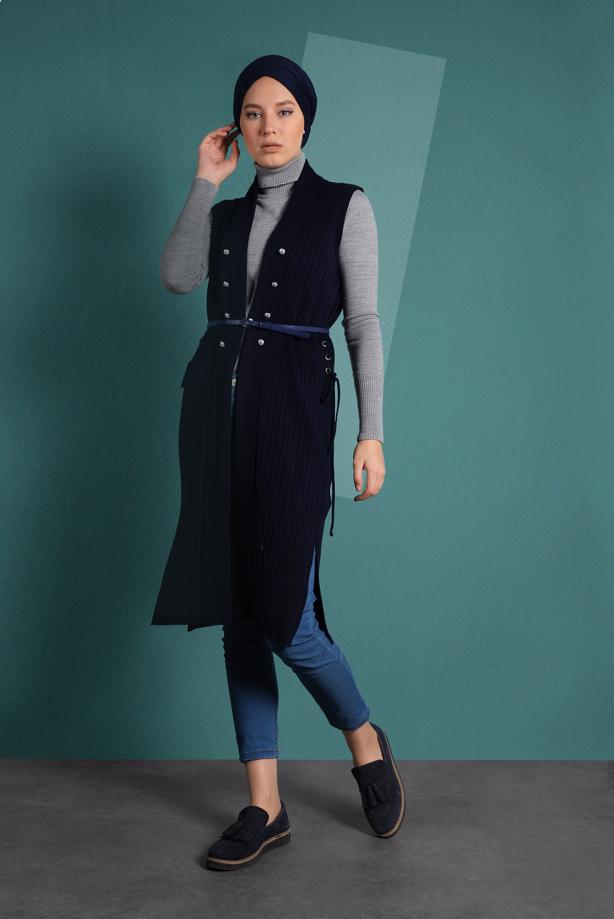 Vêtements hijab  RIBBED KNIT VEST 5331  - TRENDTESETTÜR