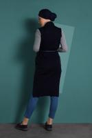 Vêtements hijab BLEU MARINE GILET À CÔTELÉ 5331 