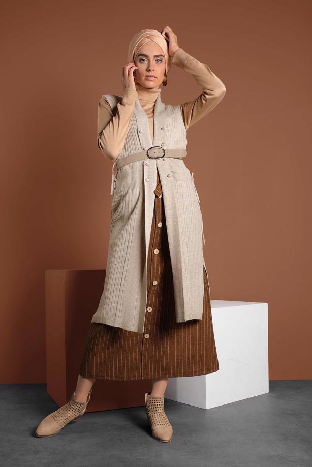 Vêtements hijab  RIBBED KNIT VEST 5331  - TRENDTESETTÜR