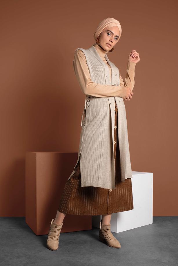 Vêtements hijab  RIBBED KNIT VEST 5331  - TRENDTESETTÜR