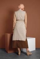 Vêtements hijab BEIGE GILET À CÔTELÉ 5331 