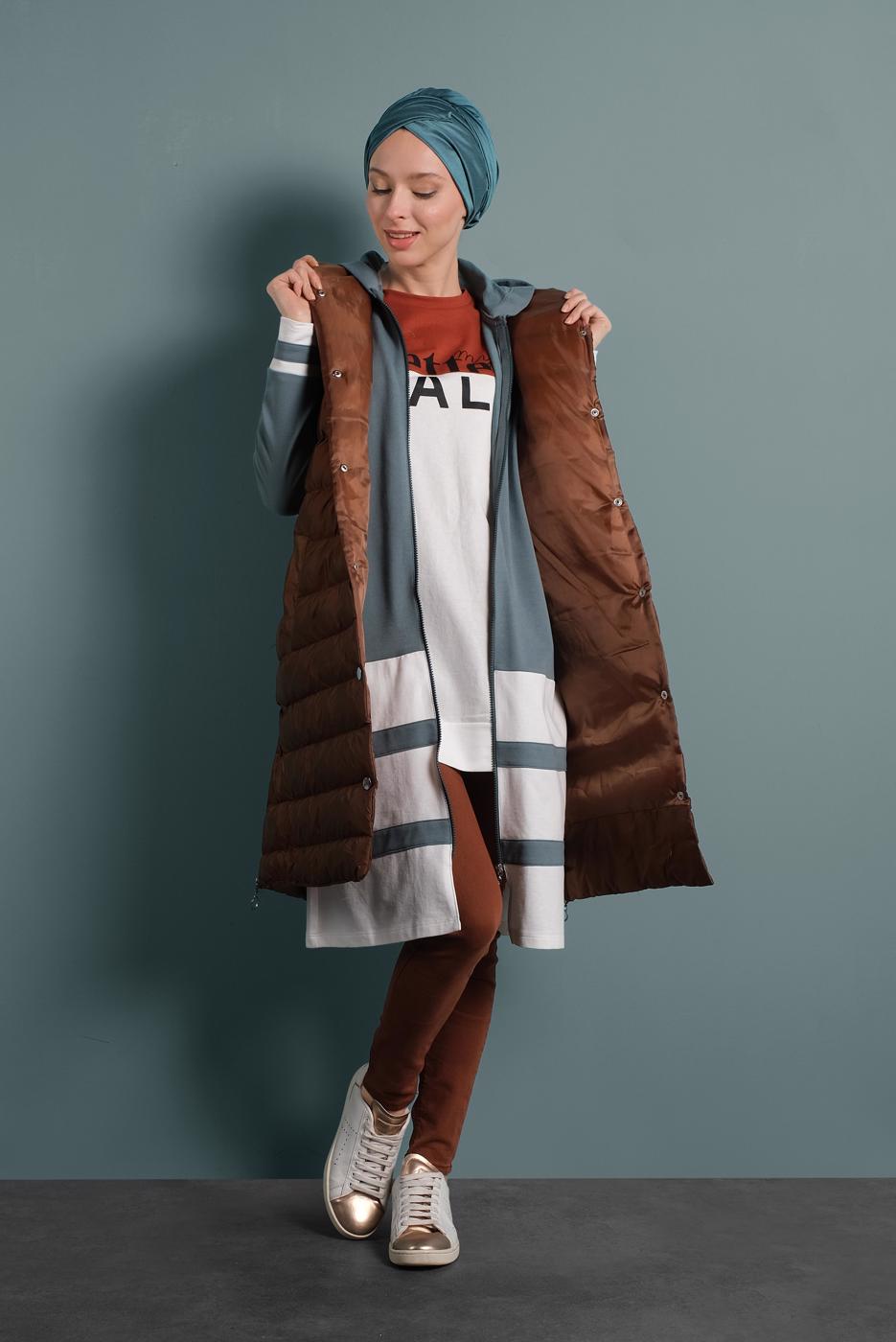 Vêtements hijab TABA DOUDOUNE EN COTON 7520 