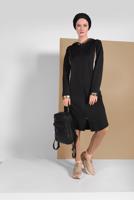 Vêtements hijab NOIR SURVÊTEMENT ZIPPÉ 8206