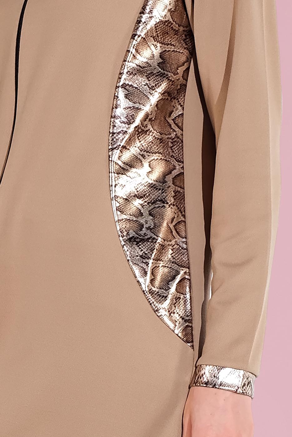 Vêtements hijab BRUN SURVÊTEMENT ZIPPÉ 8206