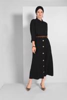 Hijab clothing BLACK BUTTONED SKIRT 53100