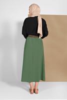 Vêtements hijab KAKI JUPE À BOUTONNÉE 53100