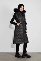 Vêtements hijab NOIR DOUDOUNE À CAPUCHE 5687 