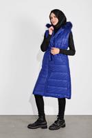 Vêtements hijab BLEU MARINE DOUDOUNE À CAPUCHE 5687 