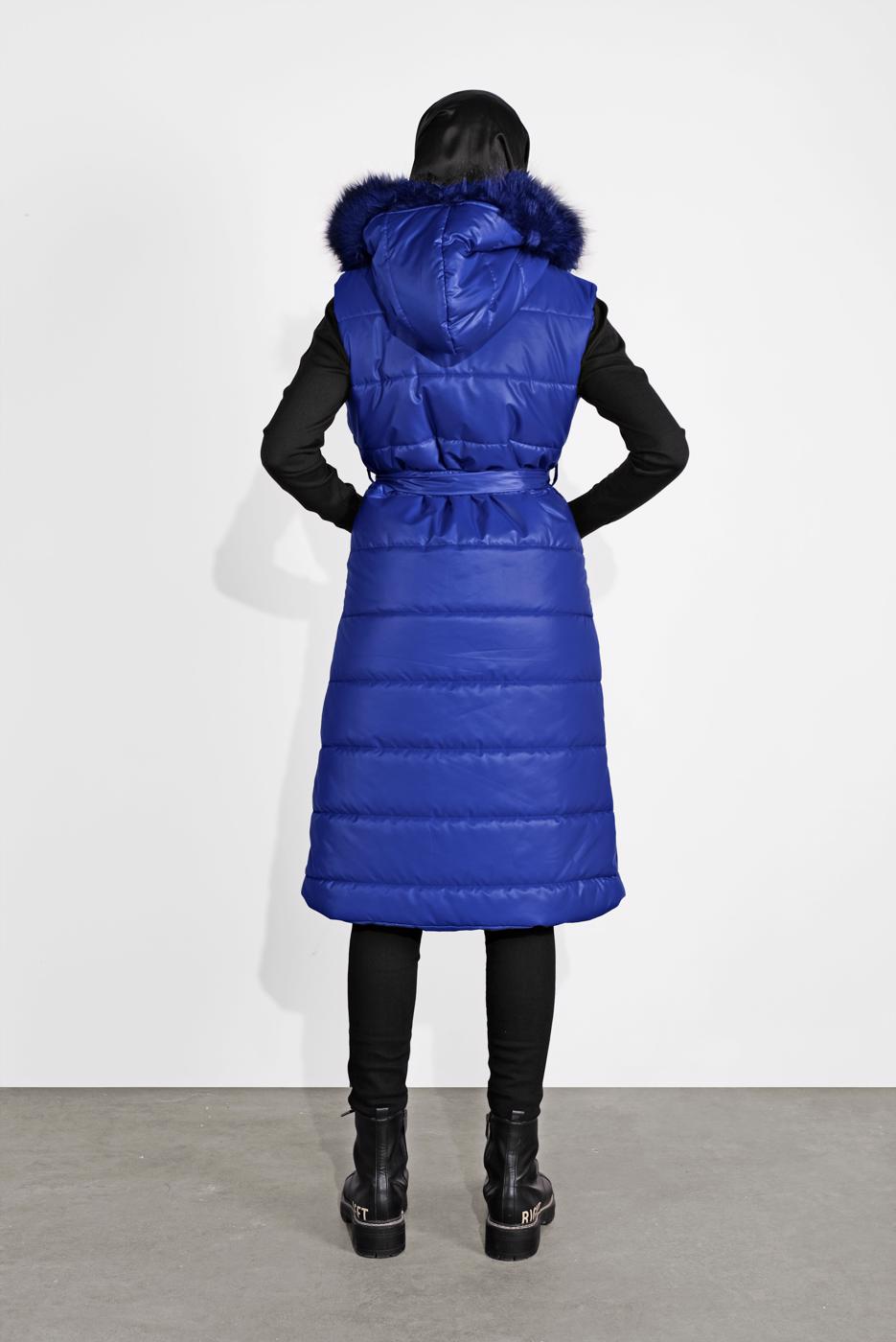 Vêtements hijab BLEU MARINE DOUDOUNE À CAPUCHE 5687 