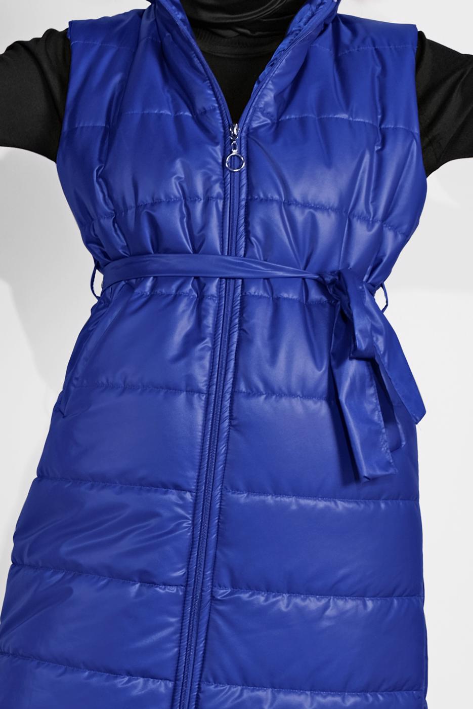 Vêtements hijab BLEU MARINE DOUDOUNE À CAPUCHE 5687 