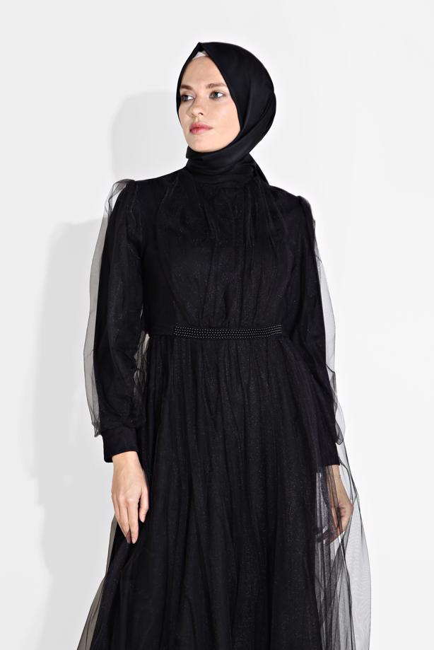 Vêtements hijab  TULLE NIGHTDRESS 2910 - TRENDTESETTÜR