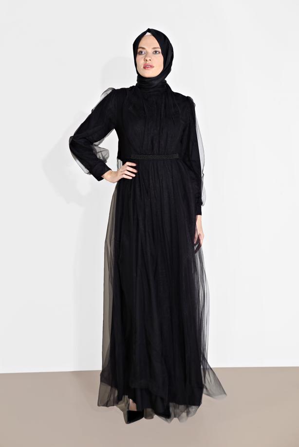 Vêtements hijab  TULLE NIGHTDRESS 2910 - TRENDTESETTÜR