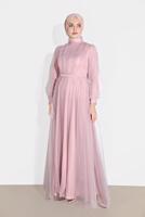Hijab clothing POWDER TULLE NIGHTDRESS 2910
