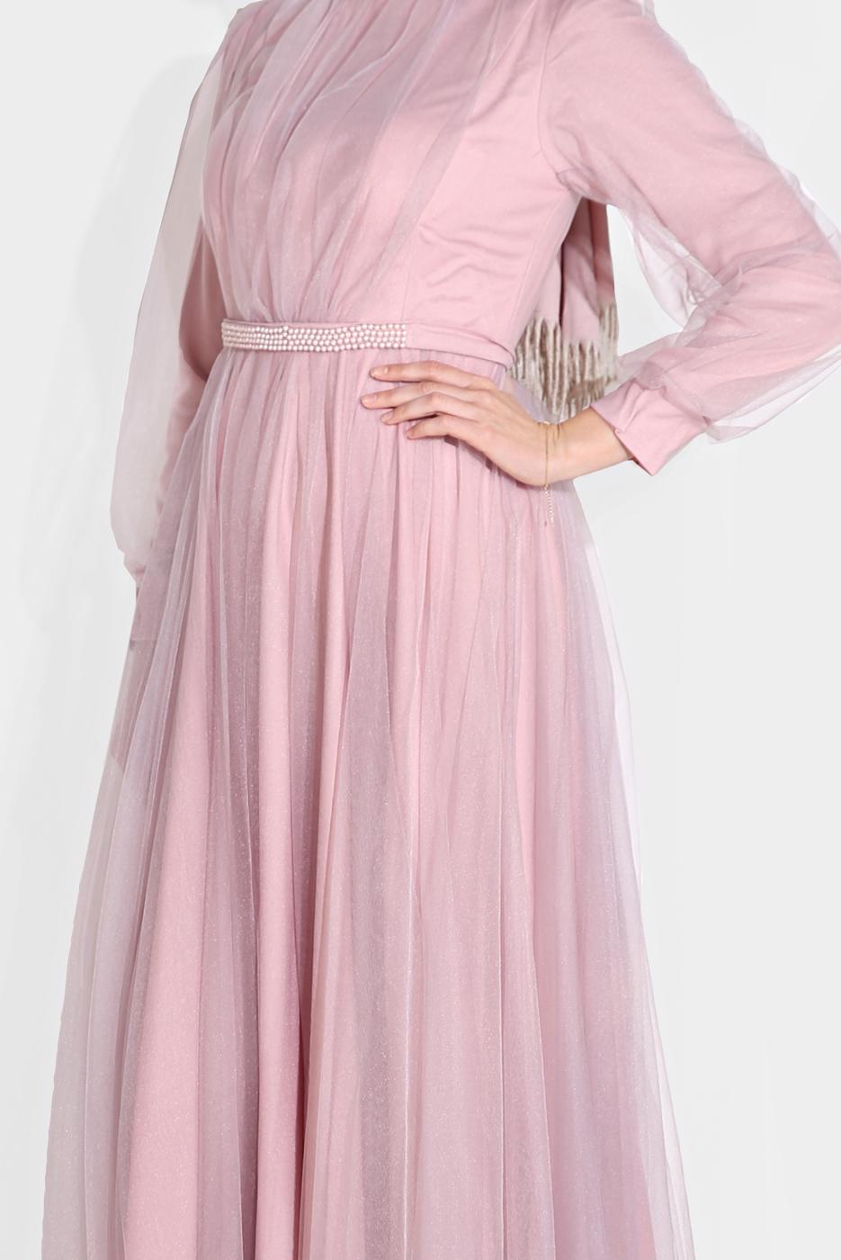 Hijab clothing POWDER TULLE NIGHTDRESS 2910
