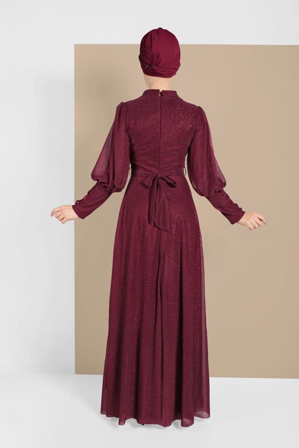 Vêtements hijab  EMBROIDERED ABAYA 5710  - TRENDTESETTÜR