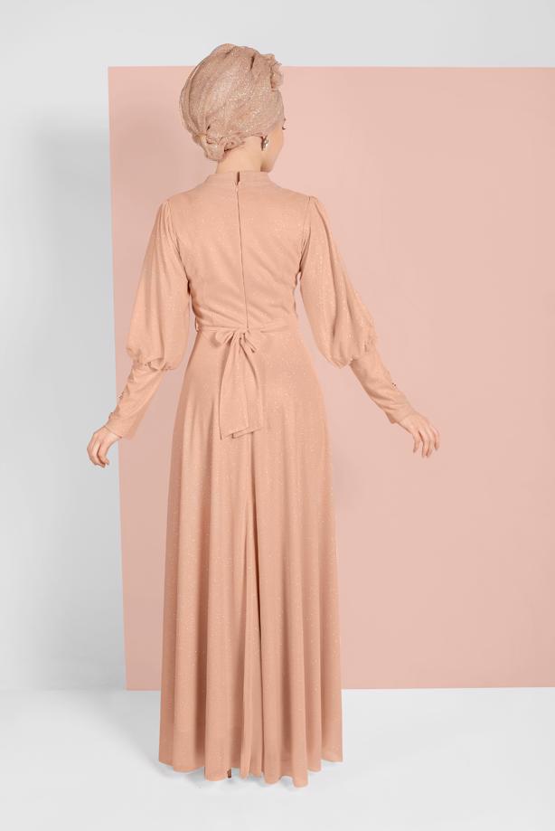 Vêtements hijab  EMBROIDERED ABAYA 5710  - TRENDTESETTÜR