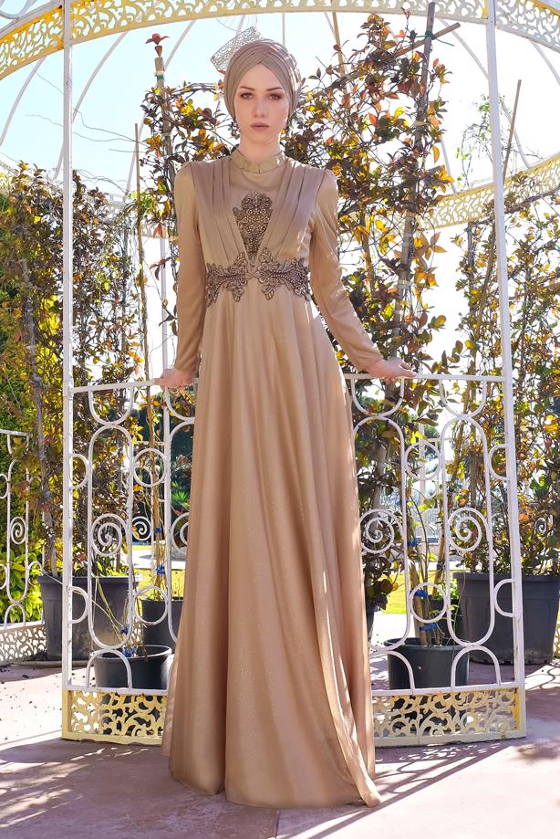 Vêtements hijab  EMBELLISHED ABAYA 5810  - TRENDTESETTÜR