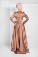 Vêtements hijab BRUN ROBE À SEQUINS 9750