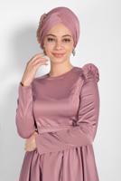 Vêtements hijab ROSE ROBE À SEQUINS 9750