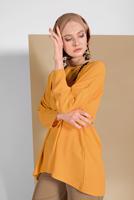 Tesettür giyim TURUNCU SALAŞ BLUZ 80001