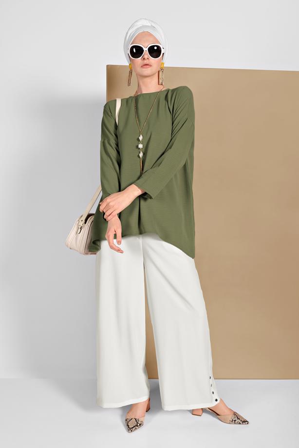 Vêtements hijab  FLOWING BLOUSE 80001  - TRENDTESETTÜR