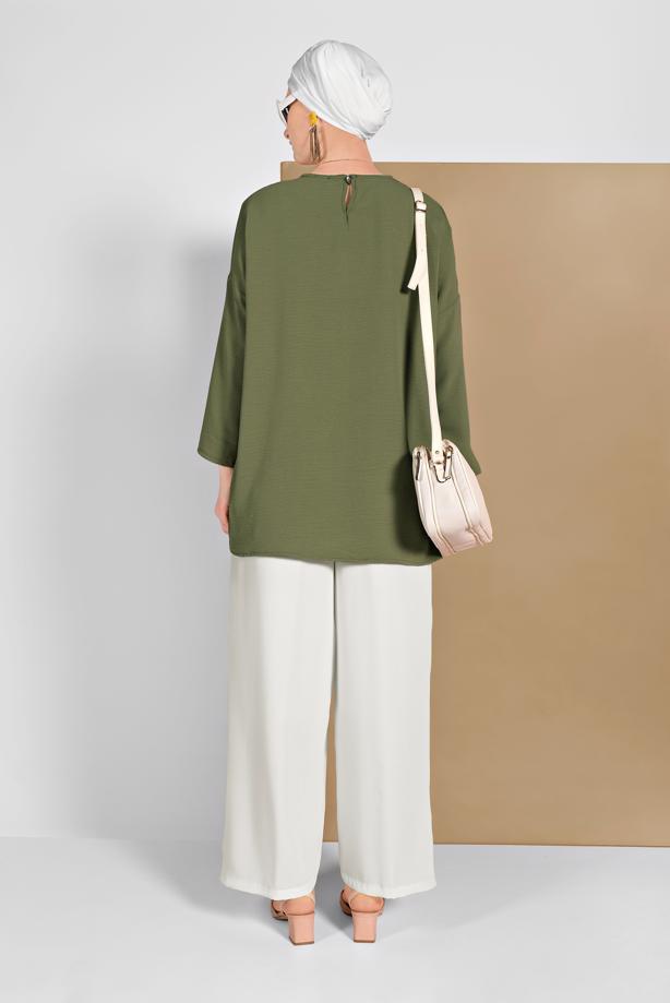 Vêtements hijab  FLOWING BLOUSE 80001  - TRENDTESETTÜR