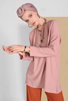 Tesettür giyim PUDRA SALAŞ BLUZ 80001