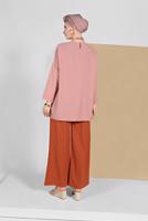 Tesettür giyim PUDRA SALAŞ BLUZ 80001