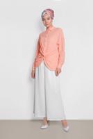 Hijab clothing POWDER SMOCKED BLOUSE 4281 