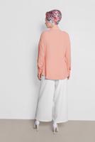 Hijab clothing POWDER SMOCKED BLOUSE 4281 