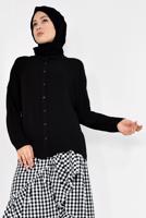 Hijab clothing BLACK ALVINA CLASSIC BLOUSE 4887