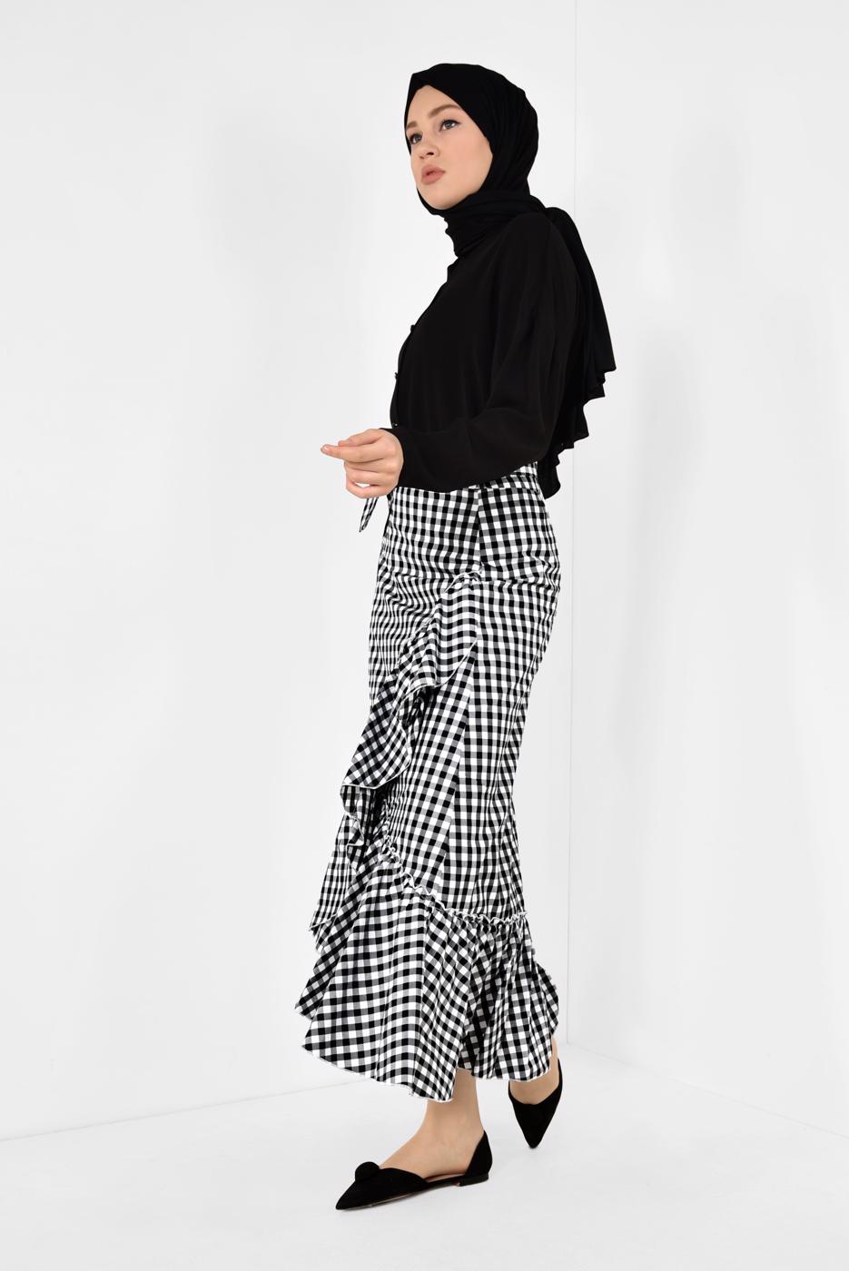 Hijab clothing BLACK ALVINA CLASSIC BLOUSE 4887