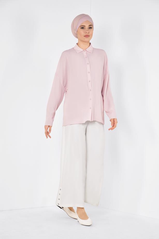 Hijab clothing POWDER ALVINA CLASSIC BLOUSE 4887 - TRENDTESETTÜR