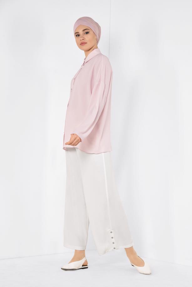 Hijab clothing POWDER ALVINA CLASSIC BLOUSE 4887 - TRENDTESETTÜR