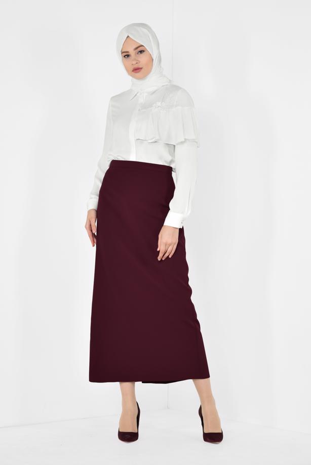 Hijab clothing CREAM ALVINA RUFFLED BLOUSE 4917  - TRENDTESETTÜR