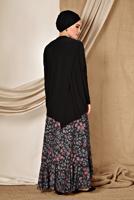 Tesettür giyim SİYAH ALVİNA SALAŞ BLUZ 4919