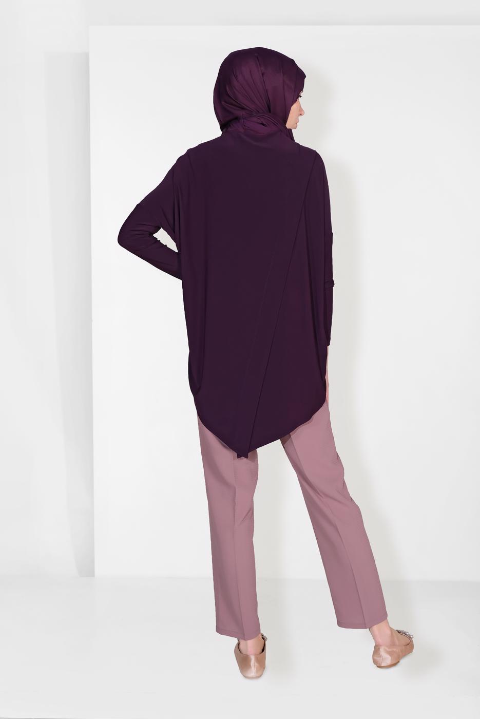 Tesettür giyim MÜRDÜM ALVİNA SALAŞ BLUZ 4919