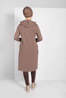 Vêtements hijab VISON VESTE ZIPPÉE À CAPUCHE 65815 