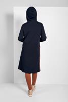 Vêtements hijab BLEU MARINE VESTE SPORT ZIPPÉE À CAPUCHE 0929 