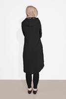 Vêtements hijab NOIR VESTE SPORT EMBELLIE 1506 