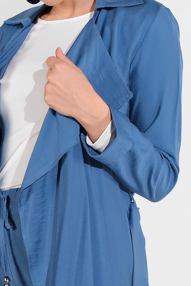 Vêtements hijab  BELTED OPEN-FRONT JACKET 1875  - TRENDTESETTÜR