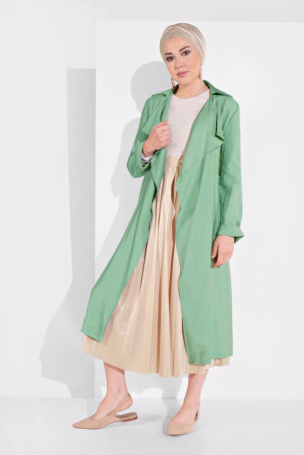 Tesettür giyim  KUŞAKLI GİYÇIK 1875 - TRENDTESETTÜR