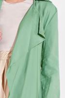 Tesettür giyim YEŞİL KUŞAKLI GİYÇIK 1875