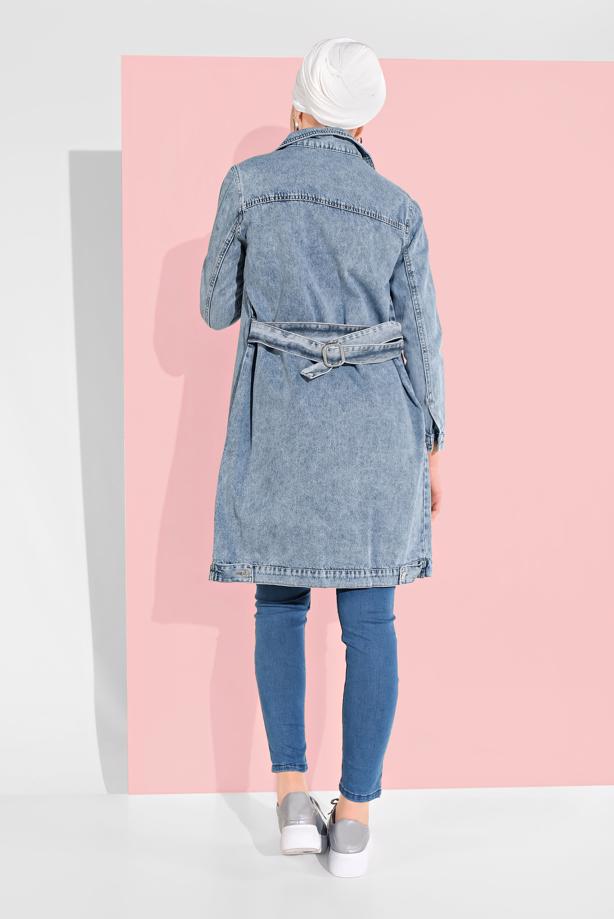 Vêtements hijab  COTTON DENIM JACKET 3260  - TRENDTESETTÜR