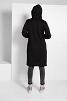 Tesettür giyim SİYAH  GÜMÜŞ DETAYLI EŞOFMAN CEKET 4206