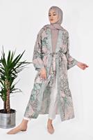Hijab clothing POWDER ALVINA PATTERNED KIMONO 4958