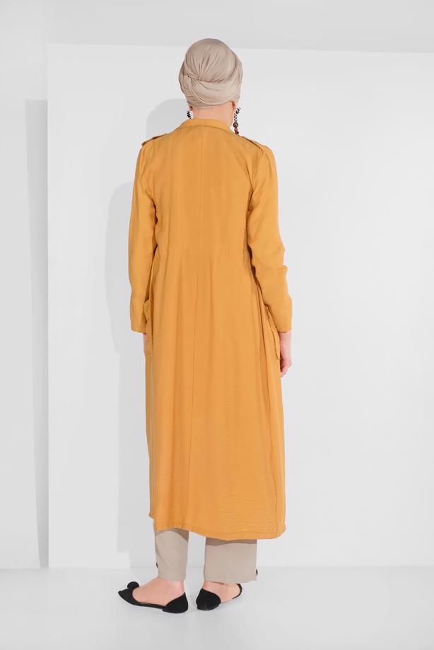 Hijab-Kleidung  BELDEN BÜZGÜLÜ CEPLİ GİYÇIK 5275 - TRENDTESETTÜR