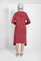 Vêtements hijab BRUN VESTE SPORT ZIPPÉE 5329