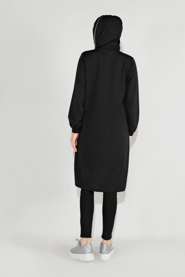 Tesettür giyim SİYAH 6036 CEKET - TRENDTESETTÜR