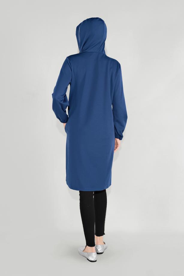 Tesettür giyim LACİVERT 6036 CEKET - TRENDTESETTÜR